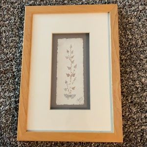 Pressed Flowers Framed Art - Vintage